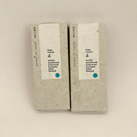 2x Kunjudo #4 Washi Paper Incense (30 Sheets)