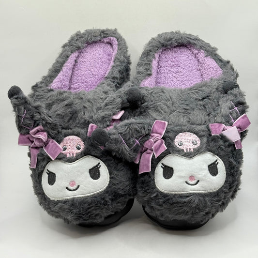 Kuromi Plush Slippers for Adults - Size 40-41 (270mm)