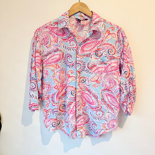 LAUREN Ralph Lauren Button-Up Shirt - Size S/P