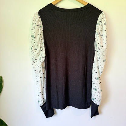 LEO + BE Lower Tee - Black - Size 10