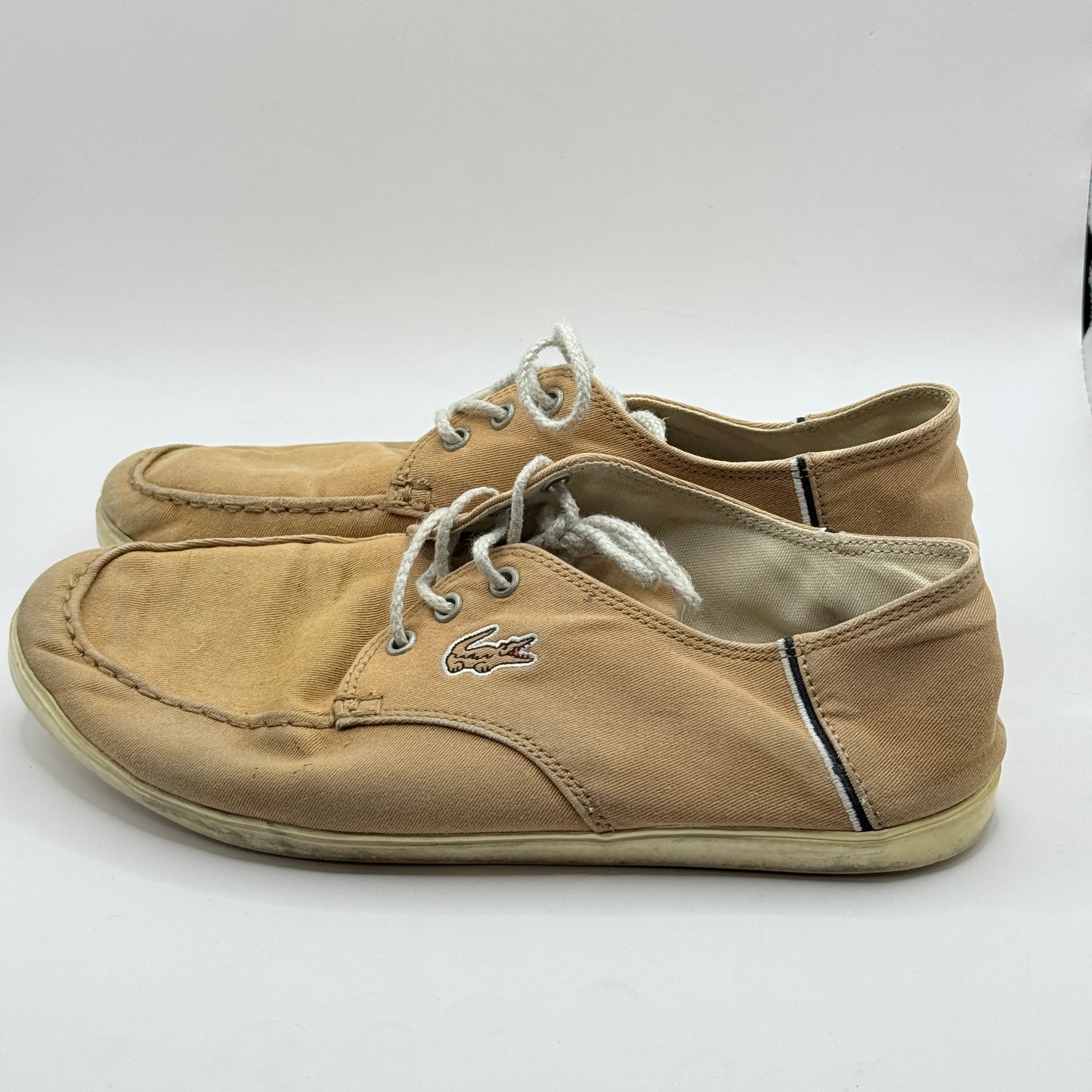 Lacoste Canvas Deck Shoes – Size 8