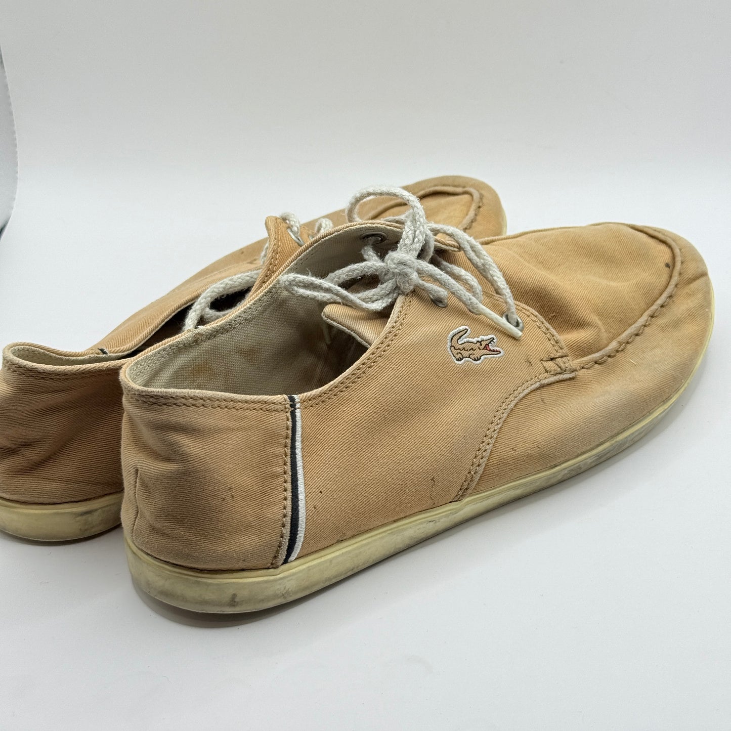 Lacoste Canvas Deck Shoes – Size 8