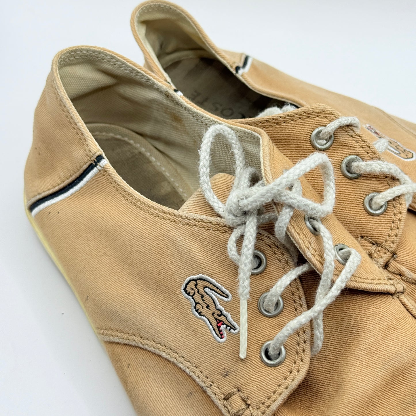 Lacoste Canvas Deck Shoes – Size 8