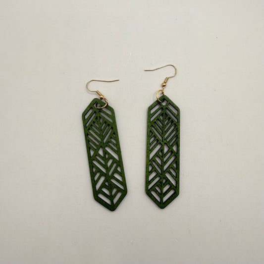 Laser-Cut Geometric Earrings