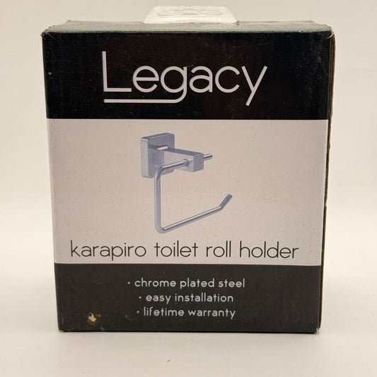 Legacy karapiro chrome plated toilet roll holder - toilet paper holders original photo - what’s new home&living