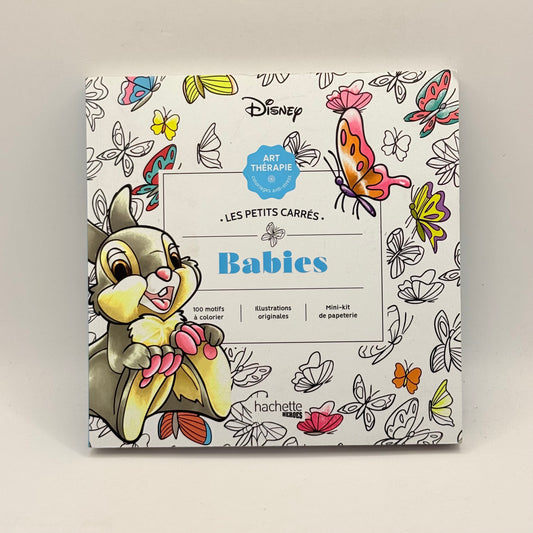 Les Petits Carrés - Disney Babies - Art Thérapie Coloring Book