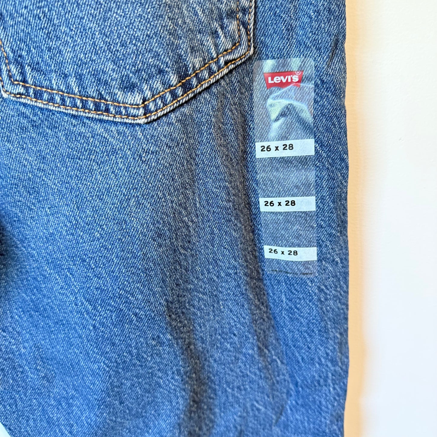 Levi's 501 Cropped Lightweight Denim Jeans W26 x L28