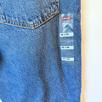 Levi's 501 Cropped Lightweight Denim Jeans W26 x L28