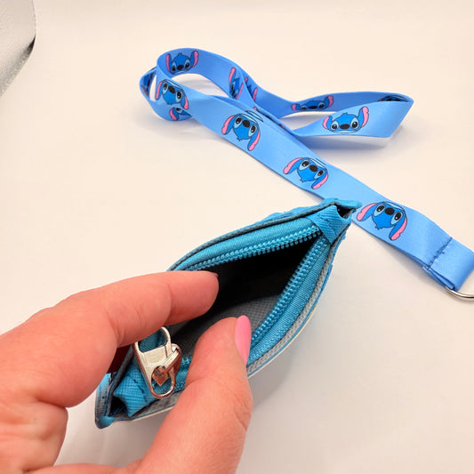 Lilo & stitch lanyard & card holder - lanyards original photo - what’s new stationery