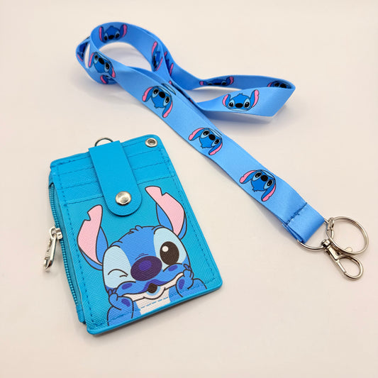 Lilo & stitch lanyard & card holder - lanyards original photo - what’s new stationery