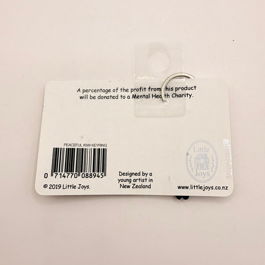 Little joys peaceful kiwi keyring - keychains original photo - what’s new stationery