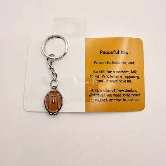 Little joys peaceful kiwi keyring - keychains original photo - what’s new stationery