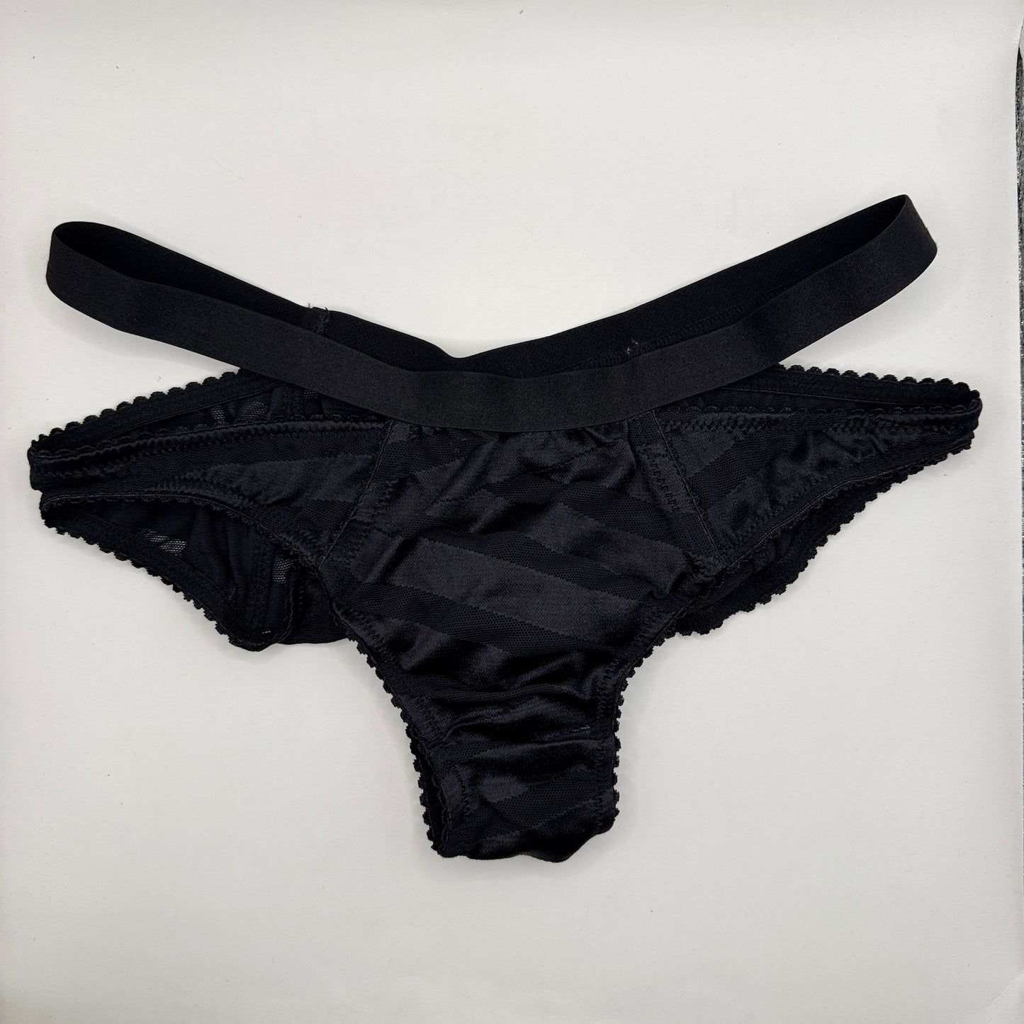Lonely Black Lingerie Briefs – Size S