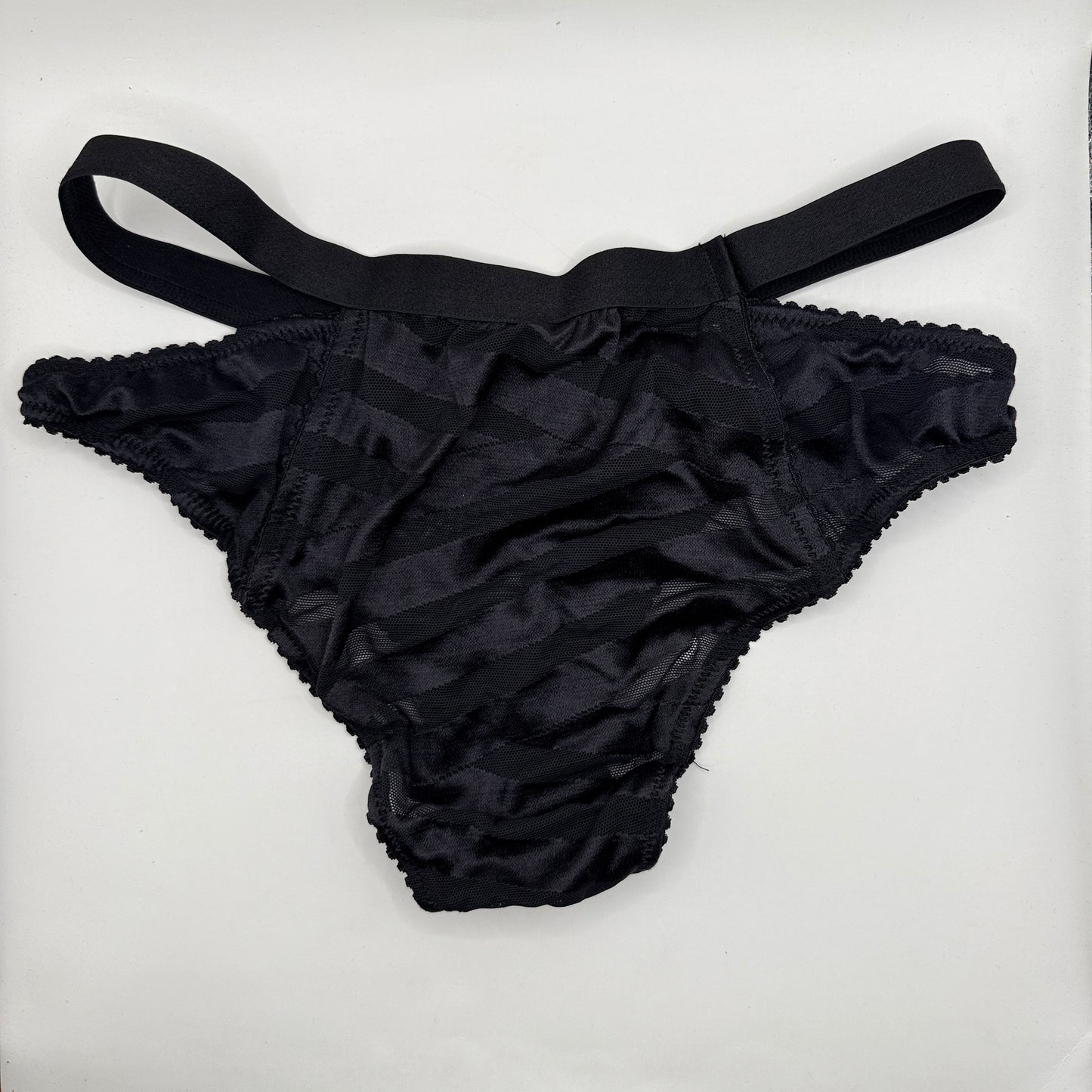 Lonely Black Lingerie Briefs – Size S