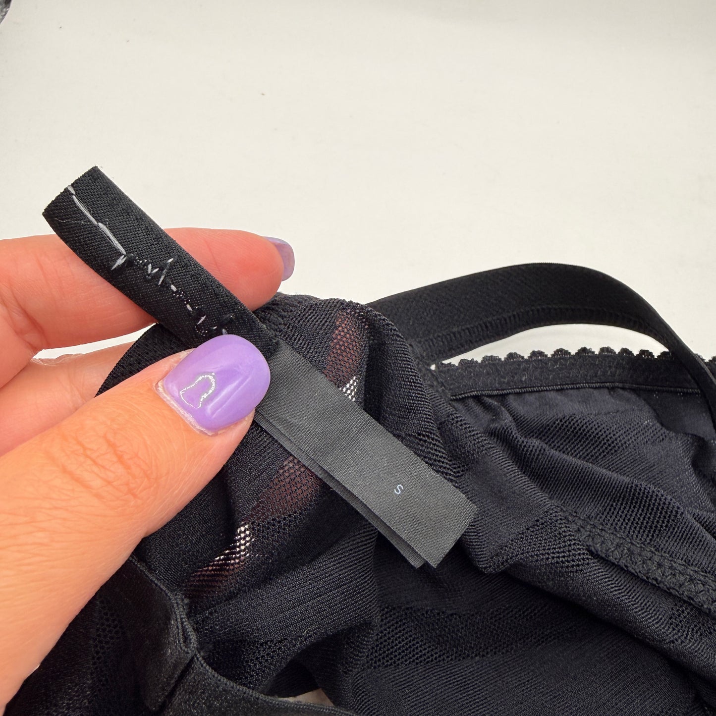 Lonely Black Lingerie Briefs – Size S