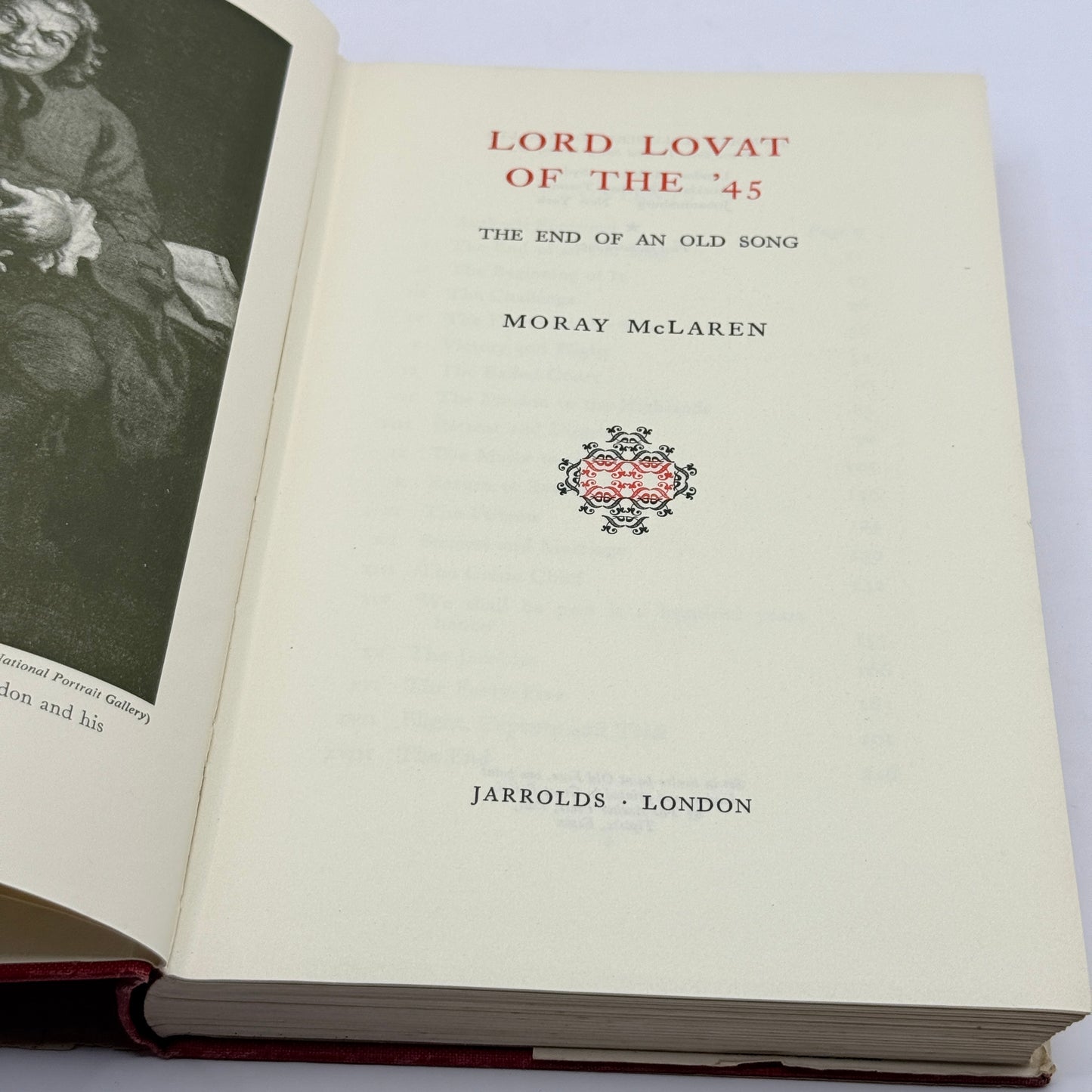 Lord Lovat of the '45 by Moray McLaren 1957 First Edition