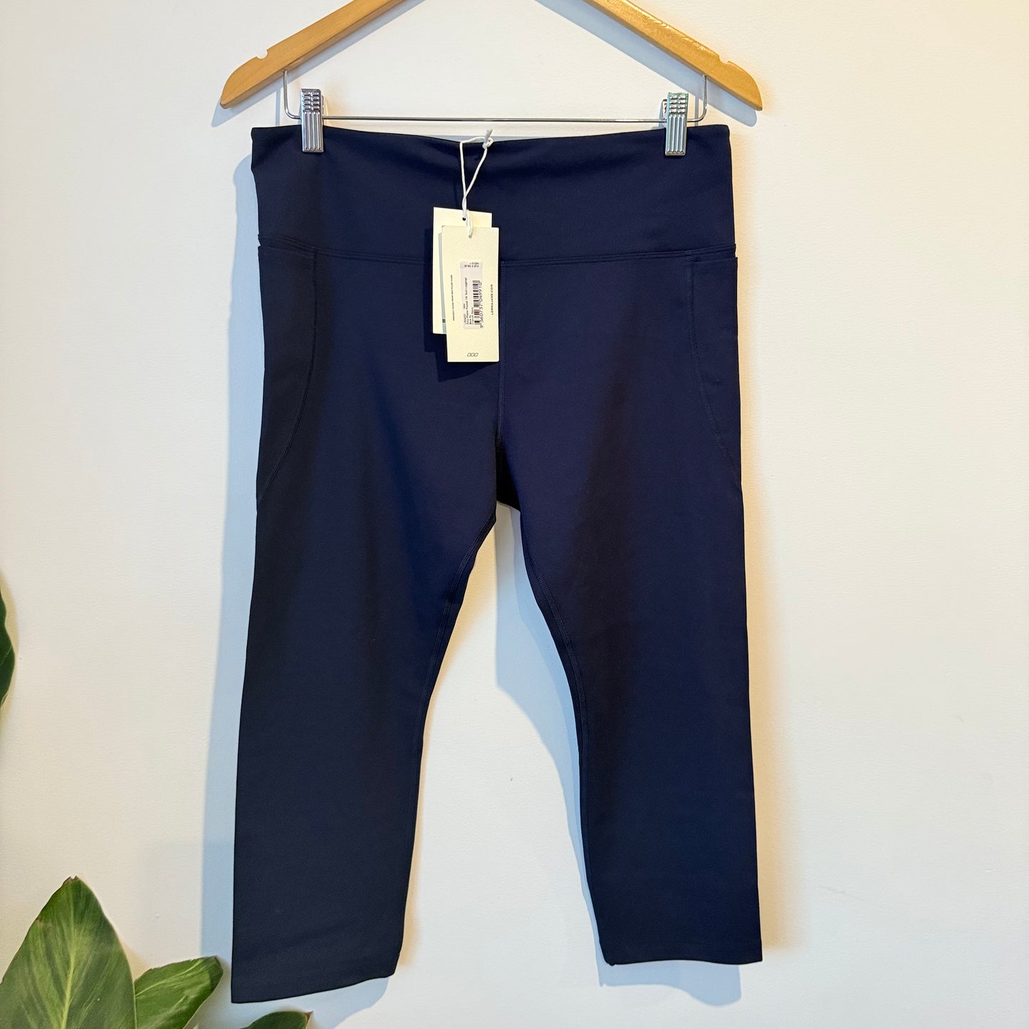 Lorna Jane Amy Phone Pocket 7/8 Tech Leggings - French Navy - XL
