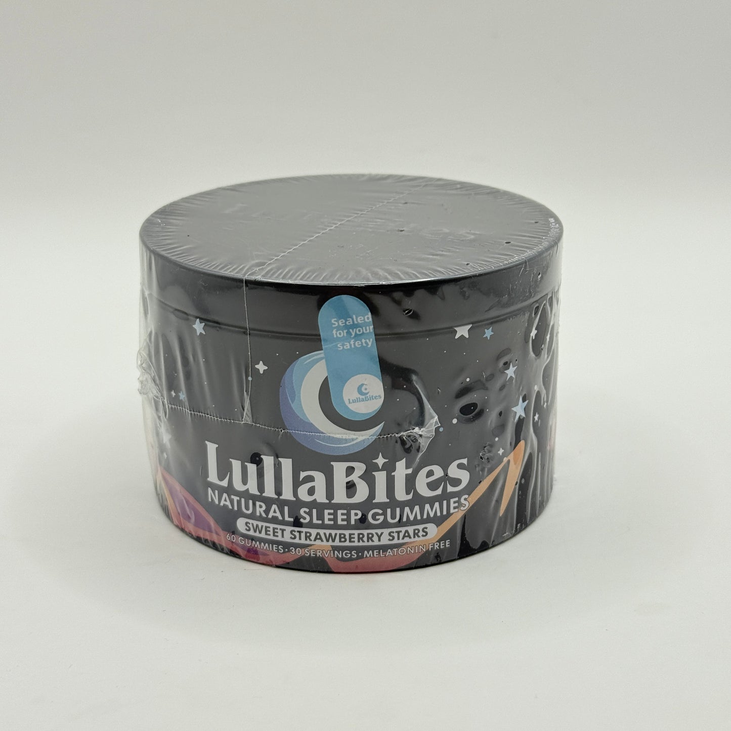LullaBites Natural Sleep Gummies - Sweet Strawberry Stars (60 Gummies)
