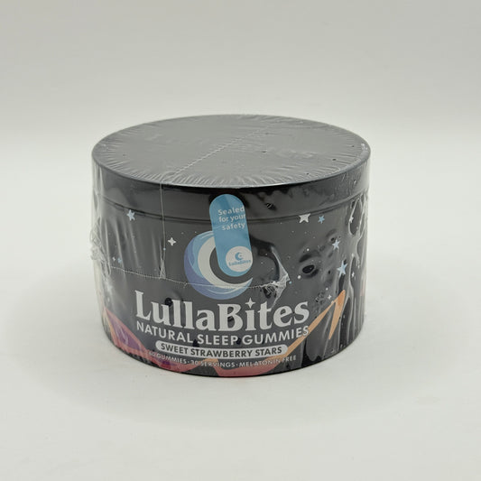LullaBites Natural Sleep Gummies - Sweet Strawberry Stars (60 Gummies)
