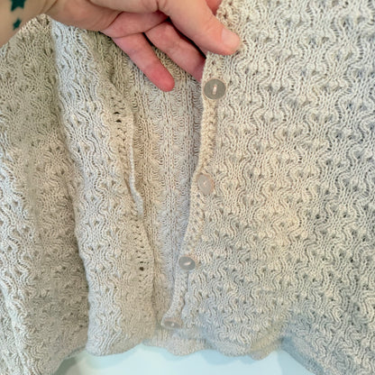 Max knitted cardigan – beige – size xs - cardigans top women’s apparel