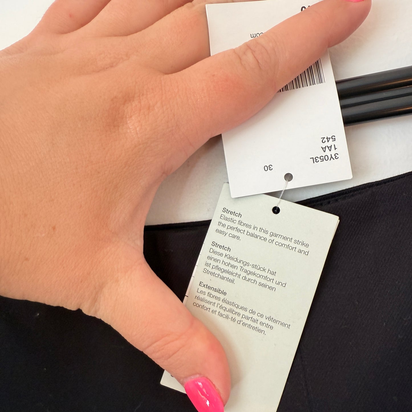 MEXX Black Stretch Pencil Skirt Size 14