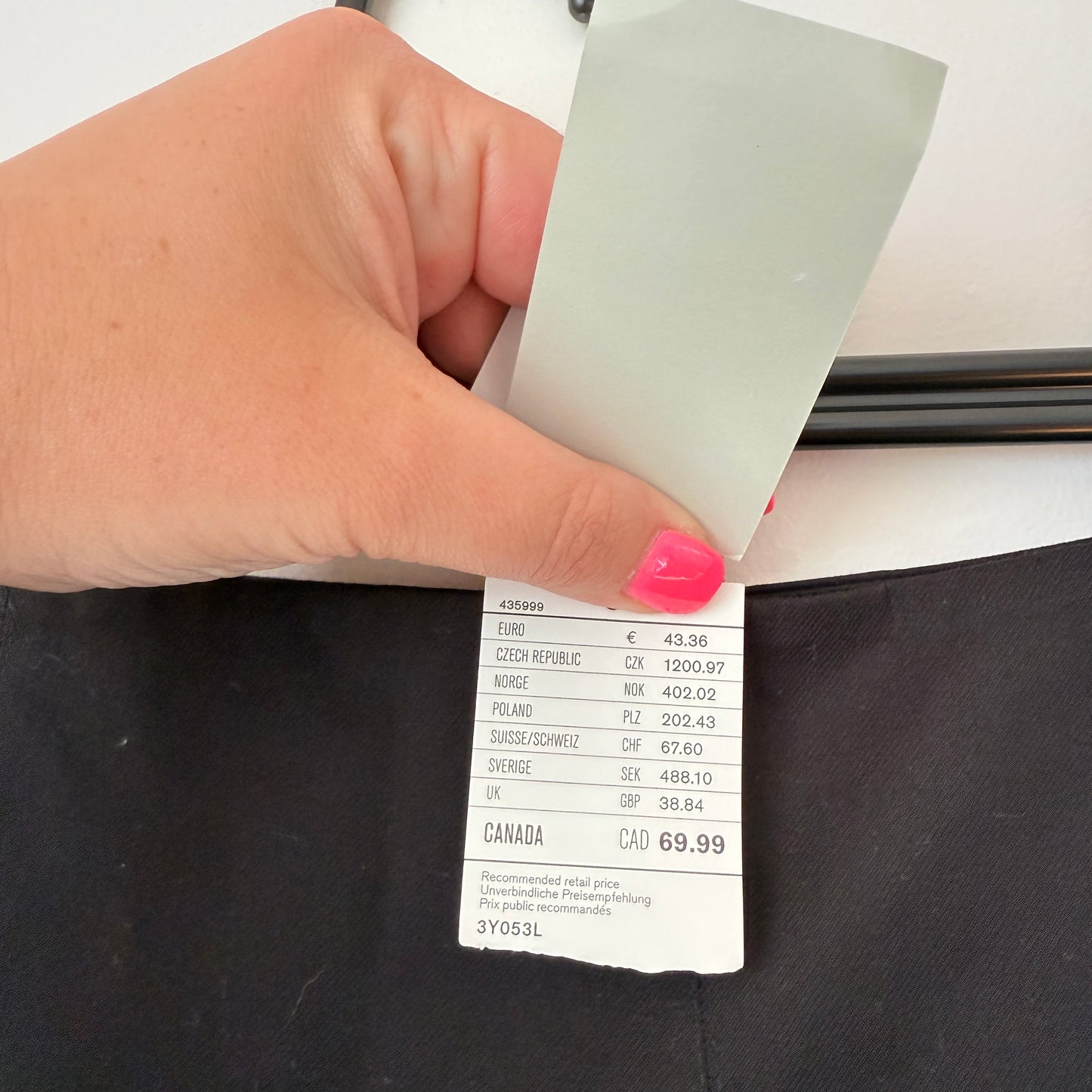 MEXX Black Stretch Pencil Skirt Size 14