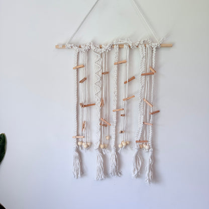 Macrame Photo Display Wall Hanging