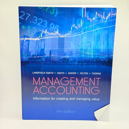 Management accounting information for creating and managing value 9th edition - print books what’s new printed media