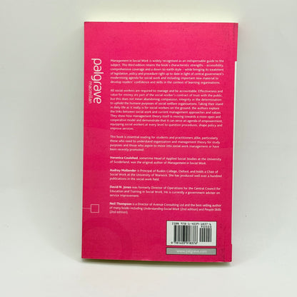 Management in Social Work by Veronica Coulshed & Audrey Mullender