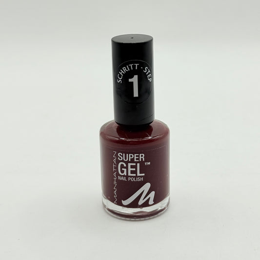 Manhattan Super Gel Nail Polish in Moody Mahagony