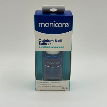 Manicare Calcium Nail Builder – 12 mL Conditioning Treatment for Weak Nails