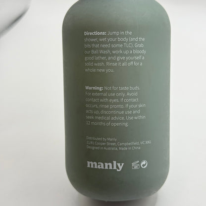 Manly Natural Body Wash Citrus & Cedar 300ml