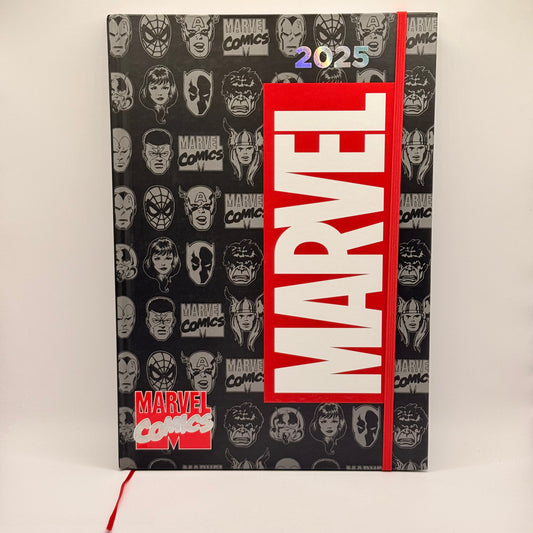 Marvel 2025 Diary – Illustrated Comic Character Pages