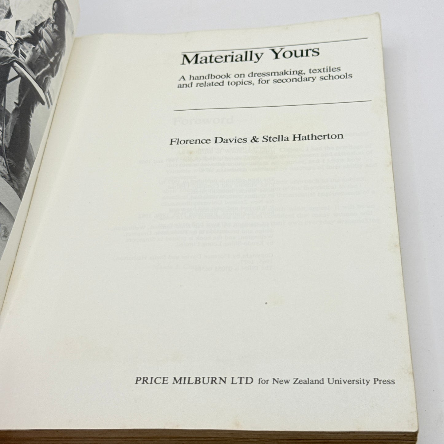 Materially Yours by Florence Davies & Stella Hatherton