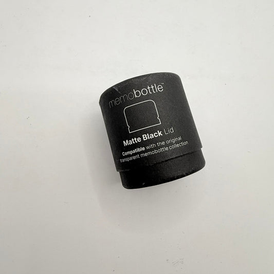 Memobottle matte black lid - replacement drink lids home&living materials