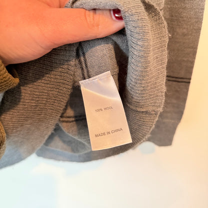Merino Wool Striped Sweater - Size 12