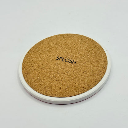 Splosh Merry & Bright Cork-Backed Coaster