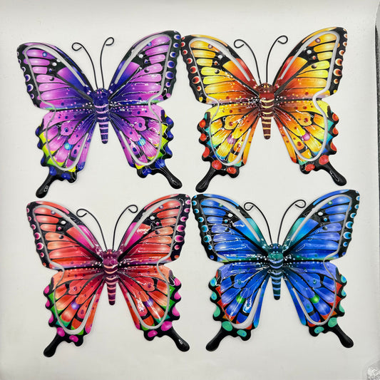 Metal butterfly wall decor set - sculptures & statues original photo - what’s new home&living materials