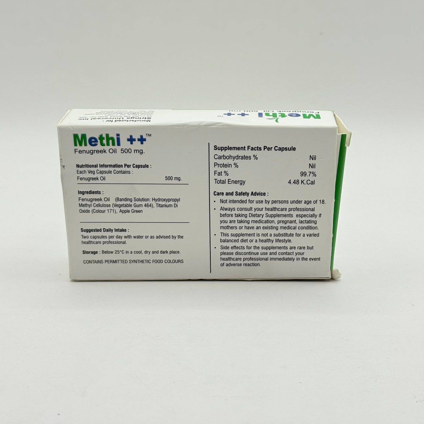 Methi++ Fenugreek Oil Capsules