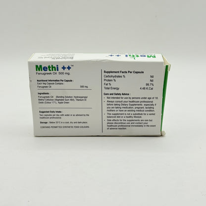 Methi++ Fenugreek Oil Capsules