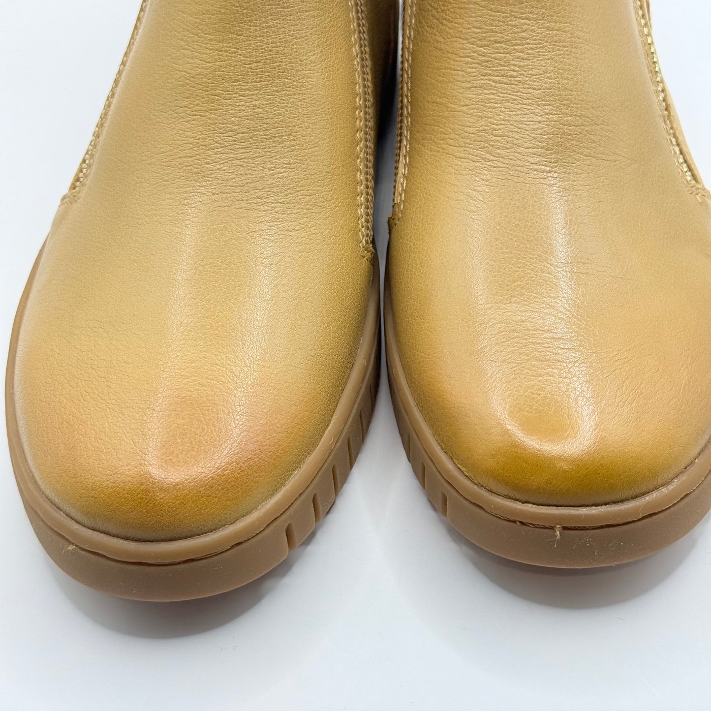 Mia Vita Leni Leather Ankle Boots - Fawn - Size 36