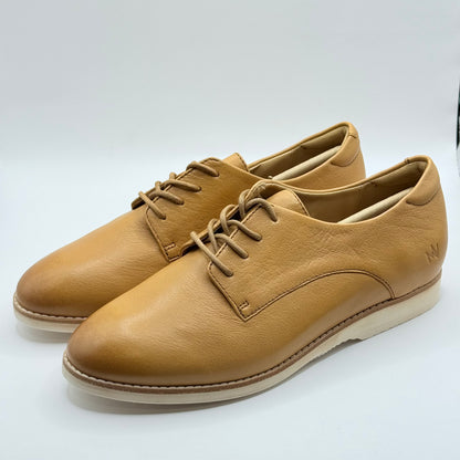 Mia Vita Rihannah Leather Lace-Up Shoes - Tan - Size 37
