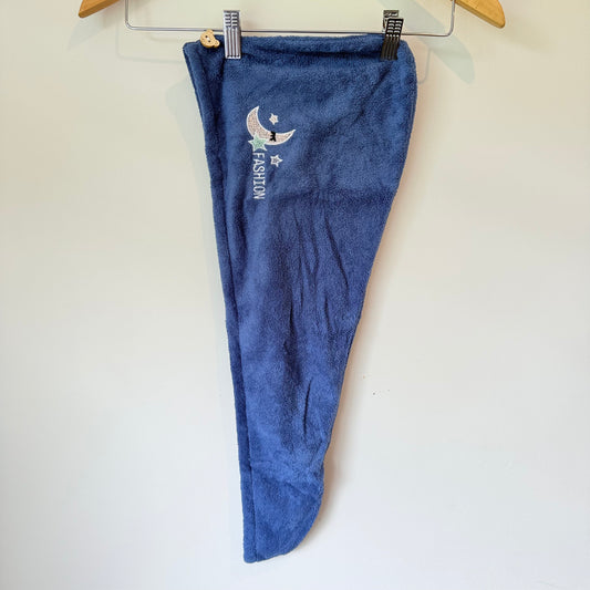 Microfiber Hair Towel Wrap – Moon & Stars