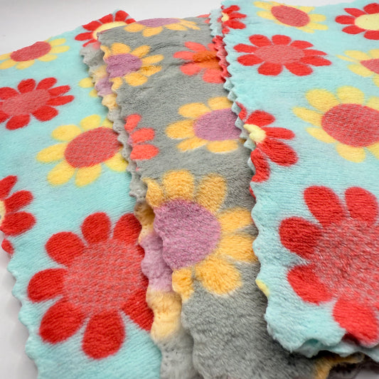Set of 3 Floral Dish Cloths