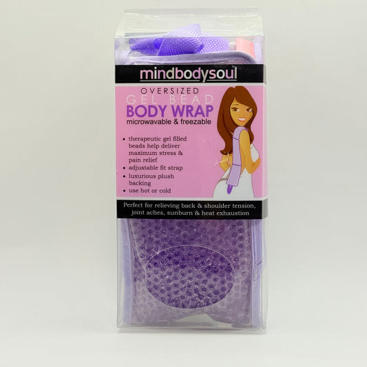 Mindbodysoul - oversized gel bead body wrap - heating pads health and wellness