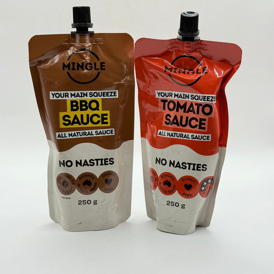 Mingle BBQ & Tomato All natural sauce 250g