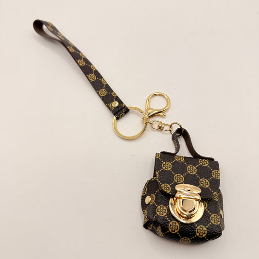 Mini purse keychain with handle - keychains original photo - what’s new stationery