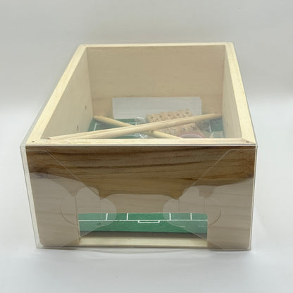 Mini Wooden Table Soccer Game – Portable Foosball Kit