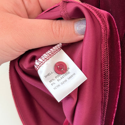 Mirrou Velvet Halter Top – Size S