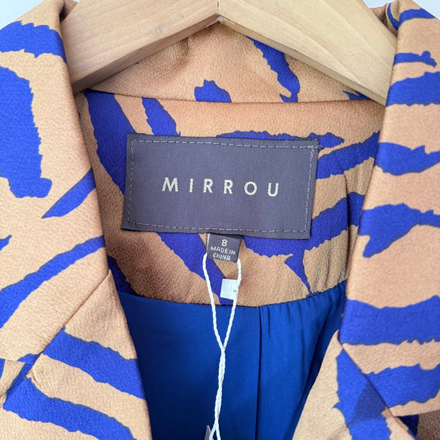 Mirrou Women's Double-Breasted Blazer - Size 8